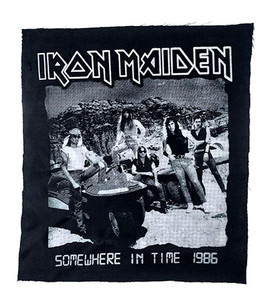 Iron Maiden  - Somewhere in Time Test 1986 Print Backpatch
