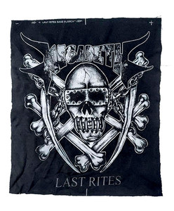 Megadeth - Last Rites B&W Test Print Backpatch