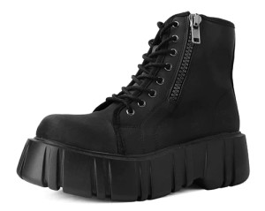 T2331 Black 8-Eye Anarchic Rubber Airship Boot -DISCONTINUED-