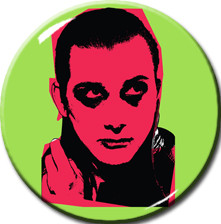The Damned - Dave Vanian 1" Pin