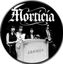 Morticia - Gravrock 2.25" Pin