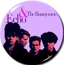 Echo & the Bunnymen 2.25" Pin