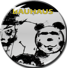 Bauhaus - Mask 2.25" Pin