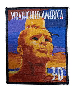 Wrathchild of America - 3D Black 3x4" Woven Patch
