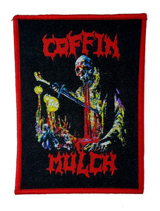 Coffin Mulch - Septic Funeral 3.5x5" Woven Patch