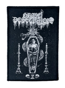 Grave Desecrator - Coffin 3.5x5" Woven Patch