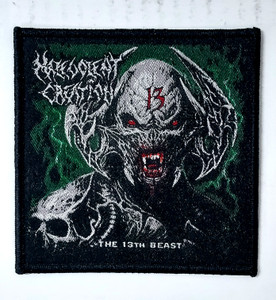 Malevolent Creation - The 13th Beast 4x4" Woven Patch