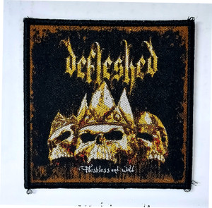 Defleshed - Fleshless and Wild 4x4" Woven Patch