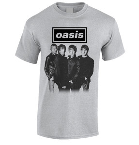 Oasis - Band Heather Grey T-Shirt