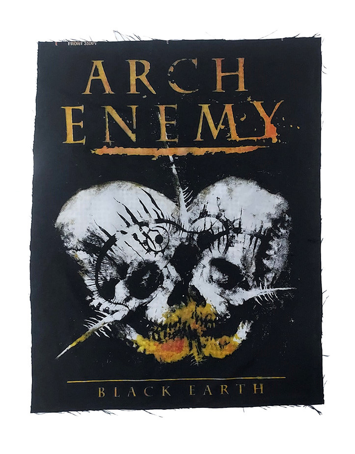 Arch Enemy - Black Earth Test Print Backpatch