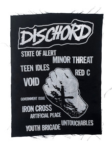 Dischord - Bands Test Print Backpatch