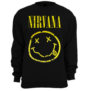 Nirvana - Smiley Crewneck Sweatshirt