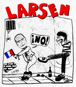Larsen - No 13x15" Backpatch
