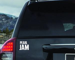 Pearl Jam 6x5.5" Vinyl Cut Sticker