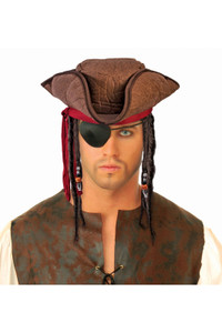 Adult Pirate Hat With Dreads