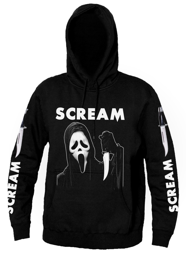 Scream Ghost Face Hooded Sweatshirt Nuclear Waste
