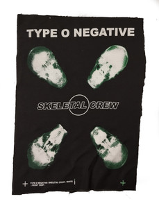 Type O Negative - Skeletal Family Test Print Backpatch
