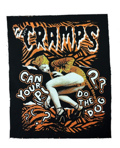 The Cramps - Can Your Pussy Do the Dog? Test Print Backpatch