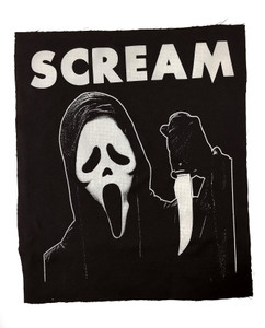 Scream - Ghostface Test Print Backpatch