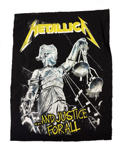 ...And Justice for All Test Print Backpatch