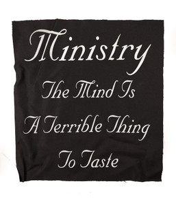 Ministry - The Mind Is a Terrible Thing to Waste Test Print Backpatch