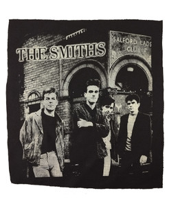 The Smiths - Salford Lads Club B&W Test Print Backpatch