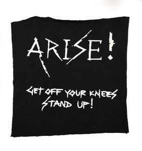Amebix - Get Off Your Knees Test Print Backpatch