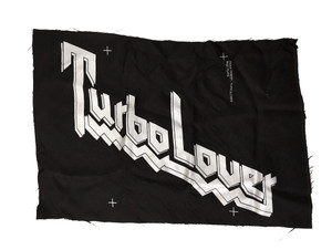 Judas Priest - TurboLover Silver Test Print Backpatch