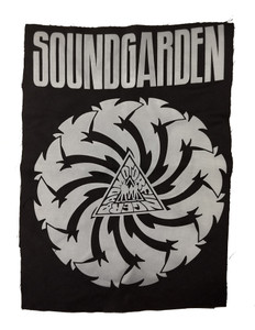 Soundgarden - Bad Motorfinger B&W Test Print Backpatch