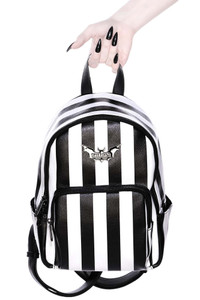 Rails Black & White Mini Backpack