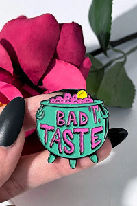 Bad Taste Witch's Cauldron Enamel Pin