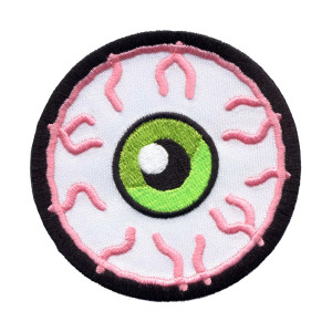 Jeepers Peepers Eyeball Embroidered Patch