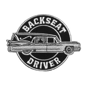 Backseat Hearse Driver Embroidered Patch
