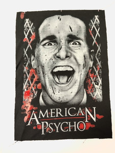 American Psycho Test Print Backpatch