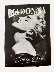 Madonna - True Blue B&W Test Print Backpatch