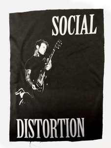 Social Distortion B&W Test Print Backpatch