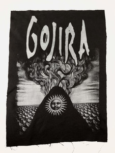 Gojira - Magma Test Print Backpatch