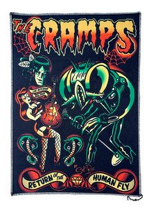 The Cramps - Return of the Human Fly 8x11.5" Backpatch