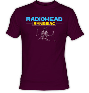 KID A radiohead Tシャツ Radiohead Kid A Albums Tour Rare navy T shirt short sleeve