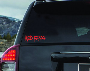 Red Fang - Logo 2.5x8" Vinyl Cut Sticker