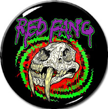 Red Fang - Prehistoric Dog 1.5" Pin