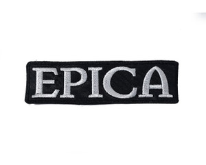 Epica - White Logo 5x2" Embroidered Patch