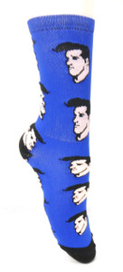 Morrissey - Face Collage Blue Socks