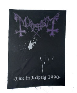 Mayhem - Live in Leipzig Test Print Backpatch