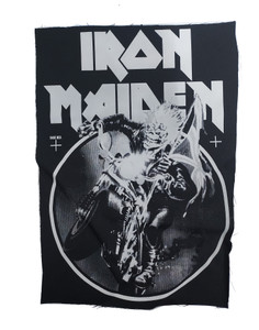 Iron Maiden B&W Test Print Backpatch