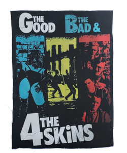 4Skins - The Good, The Bad and the... Test Print Backpatch