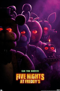 Five Nights at Freddy's - Can You Survive 24x36" Poster