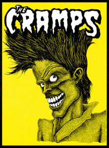 The Cramps - Bad Music 10.5x13.5" Sublimated Backpatch