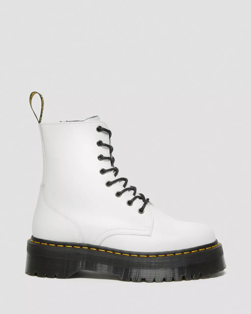 Dr Martens Jadon Boot Smooth Leather Platforms - Nuclear Waste Dr Martens Jadon Boot Smooth Leather Platforms - Nuclear Waste