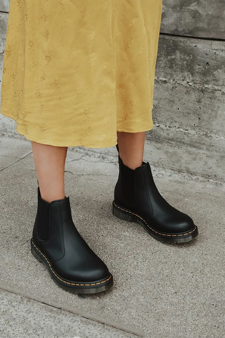 Dr Martens 2976 Nappa Leather Chelsea Boots Nuclear Waste